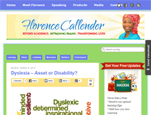 Tablet Screenshot of florencecallender.com